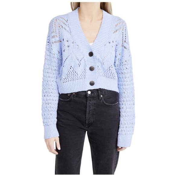 Free People Sweaters - Free People $128 Chloe Cropped Cardigan Sweater